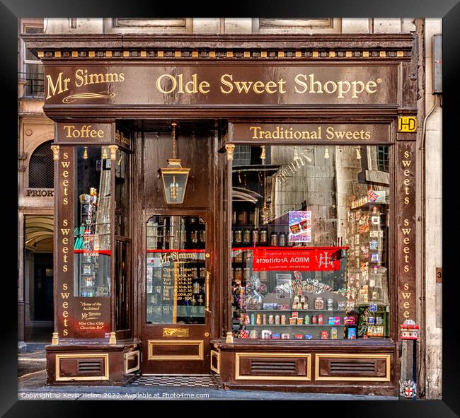 Ye Olde Sweet Shoppe Framed Print by Kevin Hellon