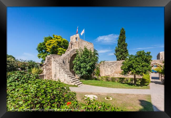 Bellapais Abbey, Northern Cyprus Framed Print by Kevin Hellon