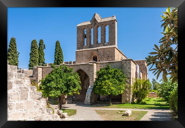 Bellapais Abbey, Northern Cyprus Framed Print by Kevin Hellon