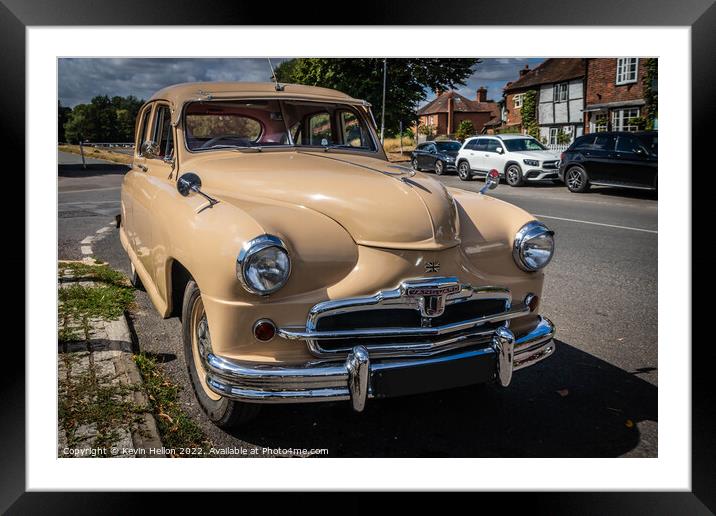 Standard Vanguard classic car Framed Mounted Print by Kevin Hellon