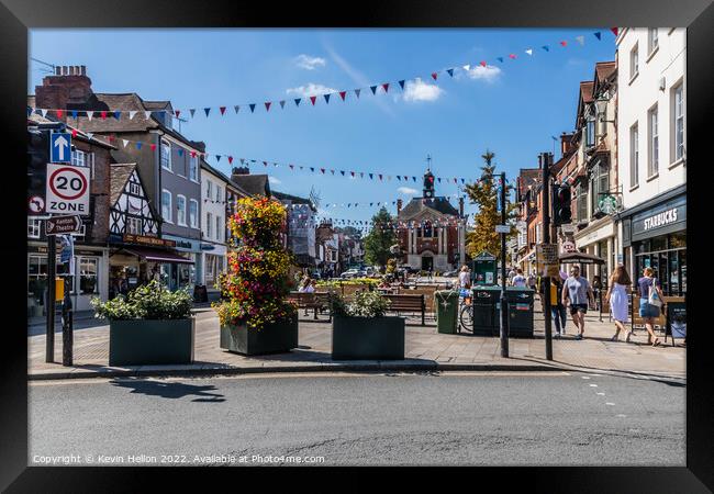 Hart Street, Henley on Thames, Framed Print by Kevin Hellon