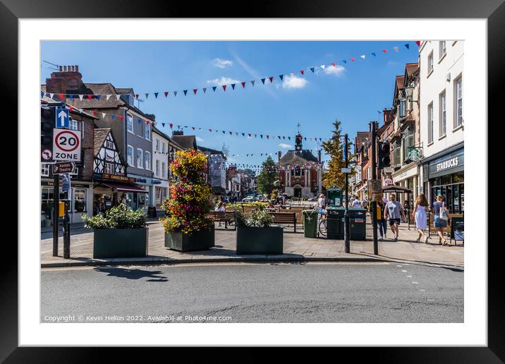 Hart Street, Henley on Thames, Framed Mounted Print by Kevin Hellon