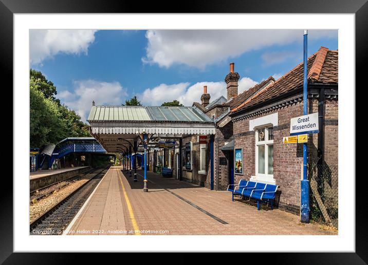 Great Missenden Railway Station, Framed Mounted Print by Kevin Hellon