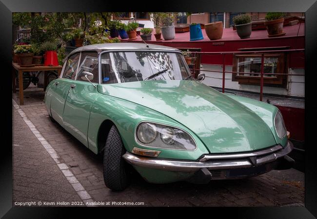 Classic Citroen DS saloon car Framed Print by Kevin Hellon