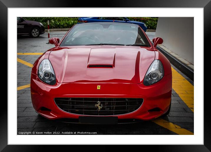 Ferrari 550 Barchetta Pininfarina  Framed Mounted Print by Kevin Hellon