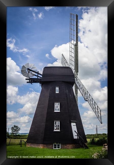 Lacey Green windmill, Framed Print by Kevin Hellon