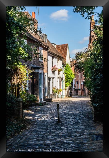 St Mary's Square, Aylesbury, Buckinghamshire, England Framed Print by Kevin Hellon