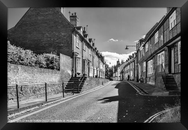 Castle Street, Aylesbury, Buckinghamshire, England Framed Print by Kevin Hellon