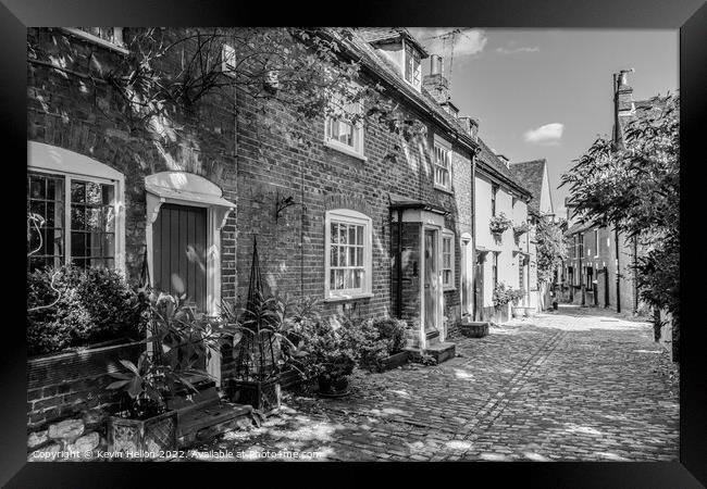 St Mary's Square, Aylesbury, Buckinghamshire, England Framed Print by Kevin Hellon