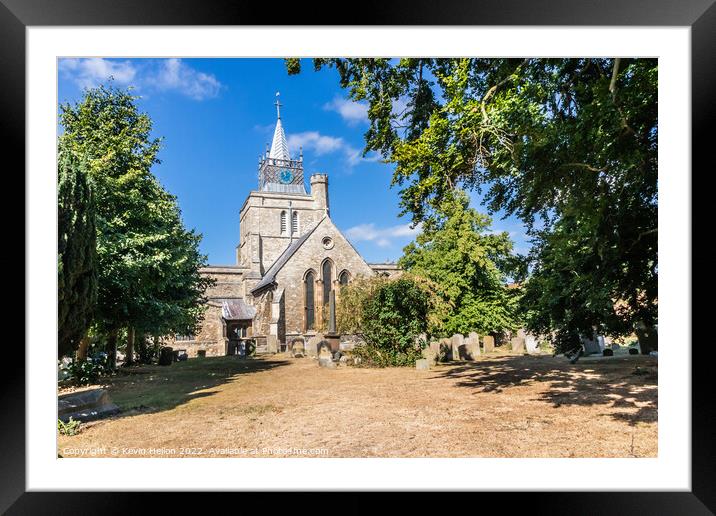St Mary's CHurch, Framed Mounted Print by Kevin Hellon