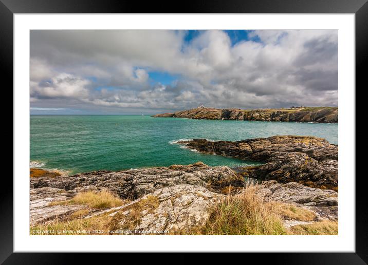 Anglesey coastline, Framed Mounted Print by Kevin Hellon