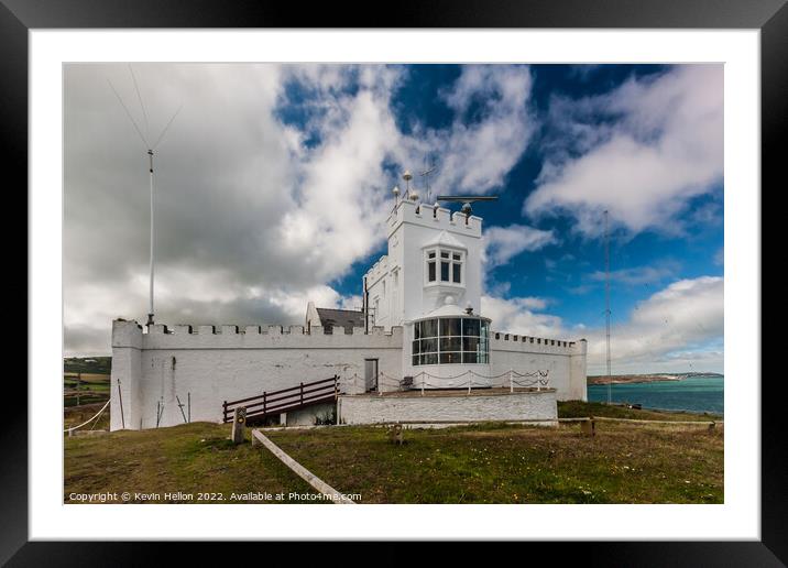 Point Lynas Lighthouse, Anglesey, Gwynedd, Wales Framed Mounted Print by Kevin Hellon