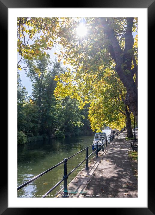 The River Thames at Maidenhead, Framed Mounted Print by Kevin Hellon