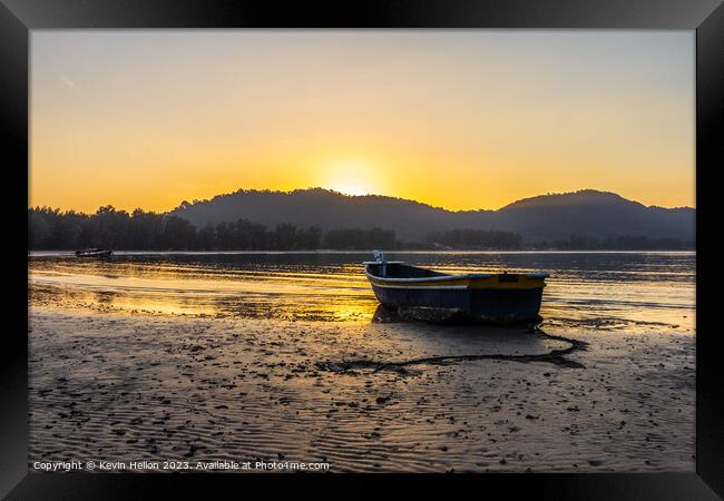 The Golden Hour Framed Print by Kevin Hellon