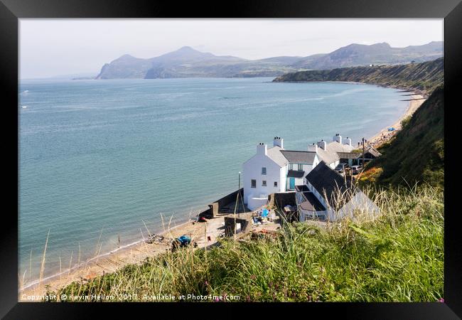 Porth Nefyn, Llyn Peninsular Framed Print by Kevin Hellon