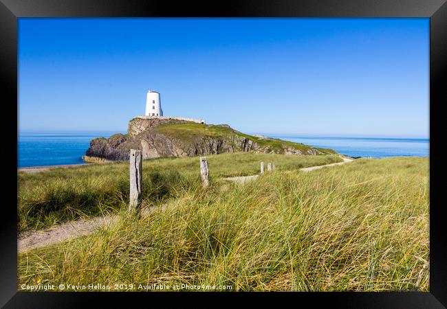 Lighthouse Framed Print by Kevin Hellon