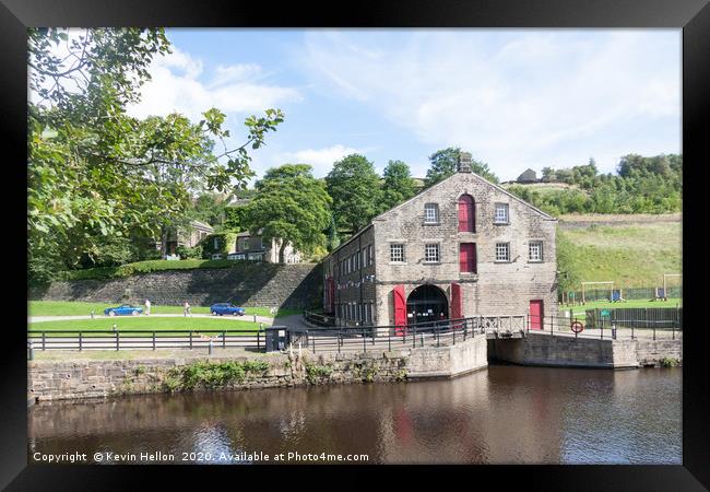 The Canal and River Trust's Stanedge Tunnel Visito Framed Print by Kevin Hellon