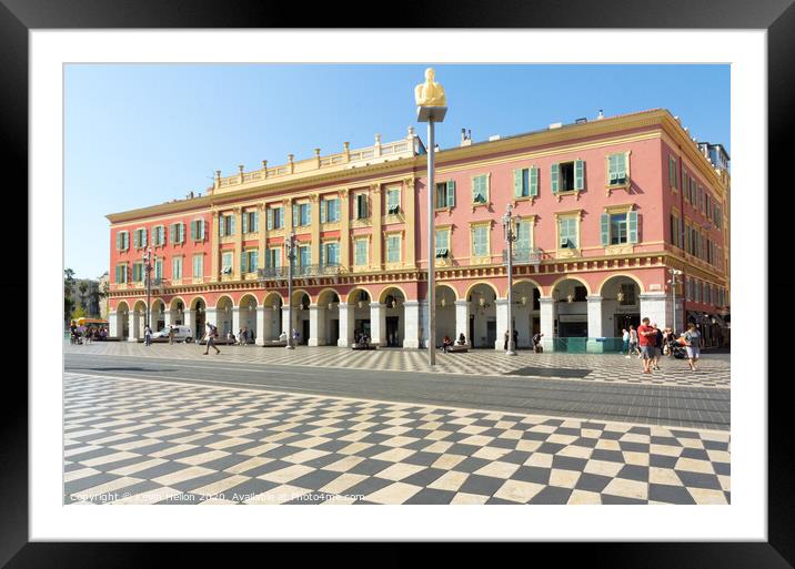 Place Massena Framed Mounted Print by Kevin Hellon