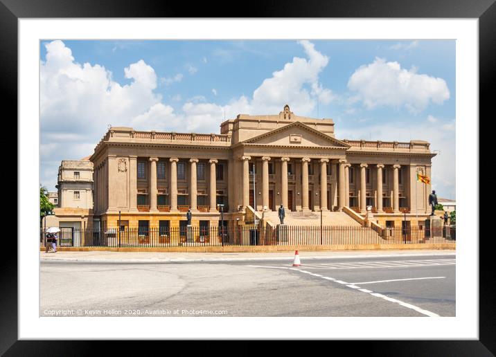 the old parliament building Framed Mounted Print by Kevin Hellon
