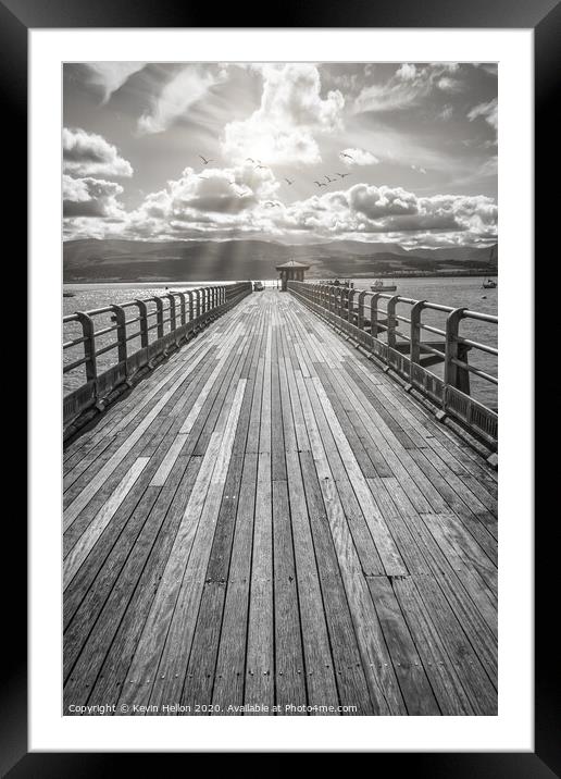 Beaumaris pier Framed Mounted Print by Kevin Hellon