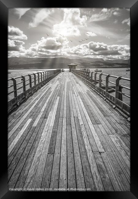 Beaumaris pier Framed Print by Kevin Hellon