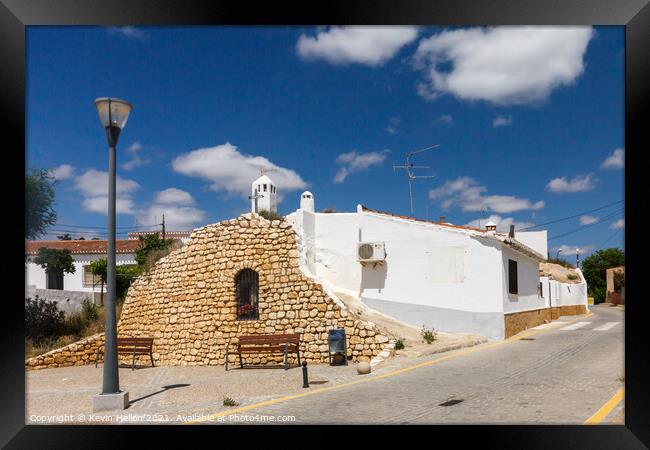 Cave house in Guadix Framed Print by Kevin Hellon