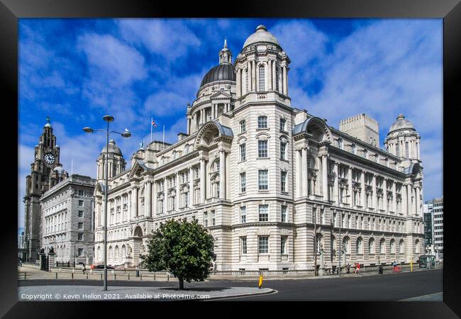 Port of Liverpool Building,  Framed Print by Kevin Hellon
