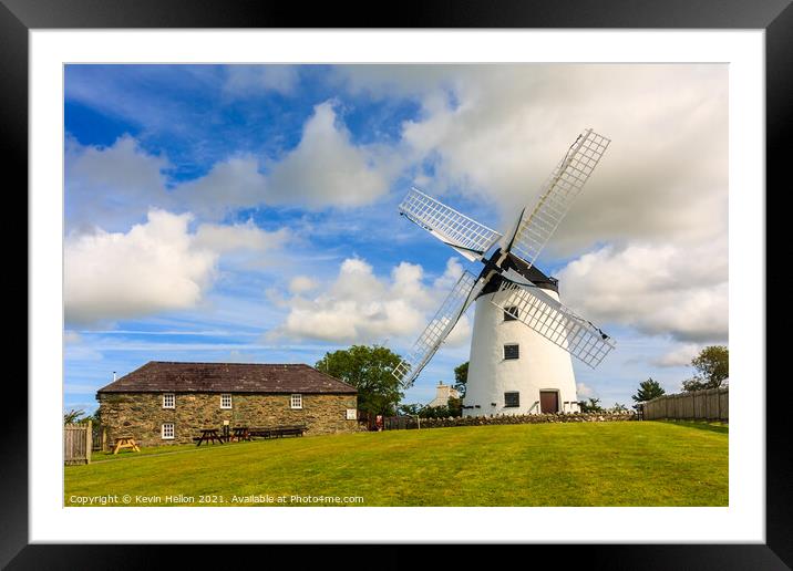 Llynon mill and farm Framed Mounted Print by Kevin Hellon