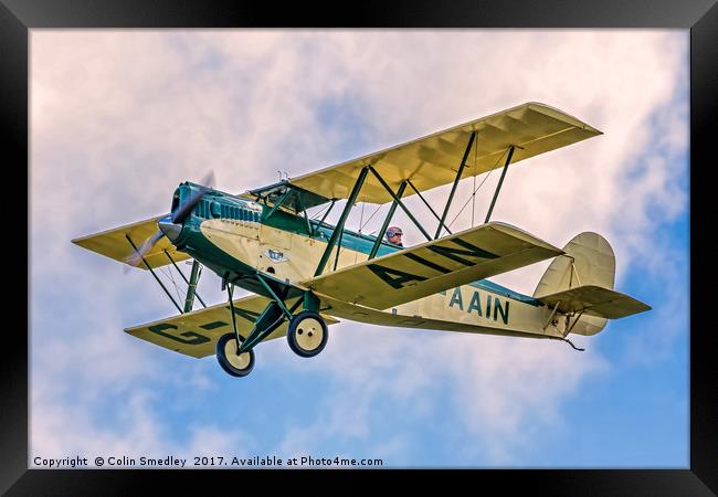 Parnall Elf II G-AAIN Framed Print by Colin Smedley