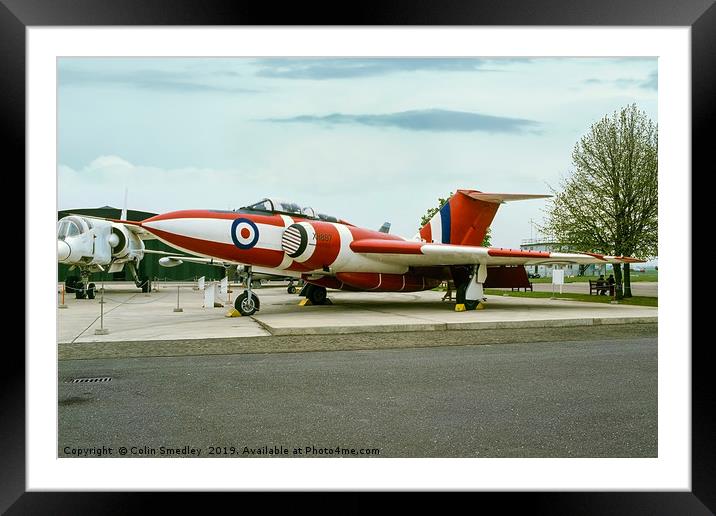 Gloster Javelin FAW.9 XH897 Framed Mounted Print by Colin Smedley
