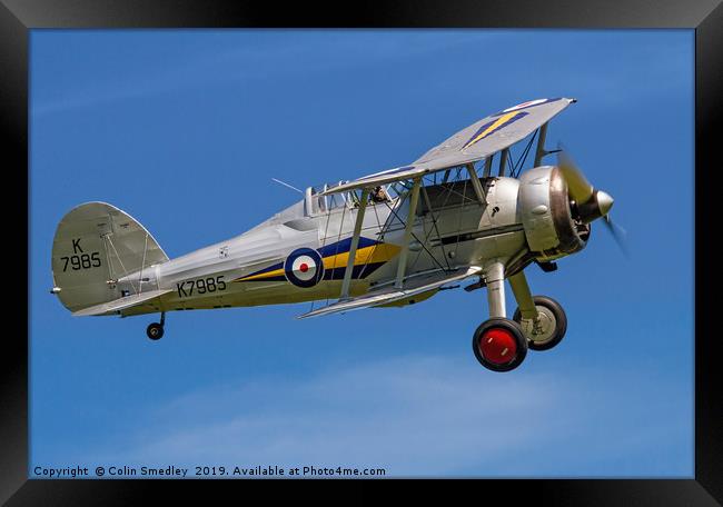 Gloster Gladiator I K7985 G-AMRK Framed Print by Colin Smedley