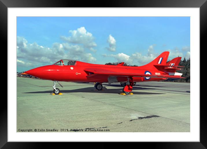 Hawker Hunter F.3 WB188  Framed Mounted Print by Colin Smedley