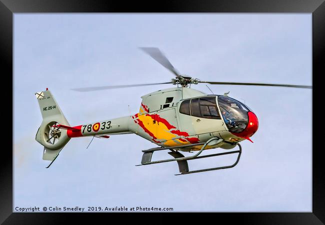 Eurocopter EC-120B Colibri HE.25-14  Framed Print by Colin Smedley