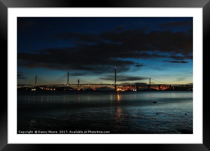 The Three Bridges Framed Mounted Print by Danny Moore