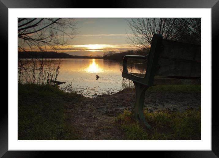 A place to reflect Framed Mounted Print by Richard Jones