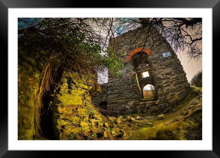 Blue Hills Engine House Framed Mounted Print by Mike Lanning