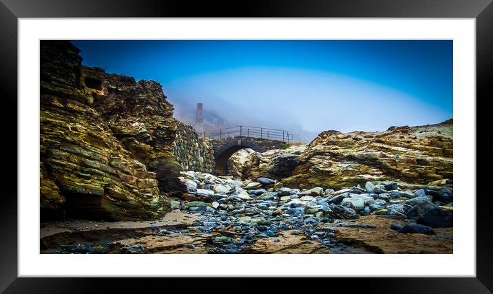Misty Trevellas Morning Framed Mounted Print by Mike Lanning