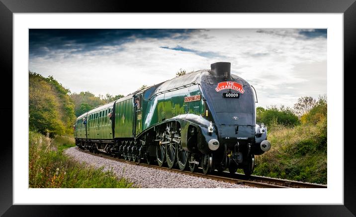 LNER Class A4 4488/60009 Union of South Africa 2 Framed Mounted Print by Mike Lanning