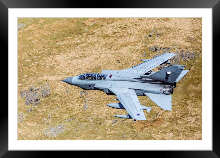 Tornado GR4 Framed Mounted Print by Mal Spain