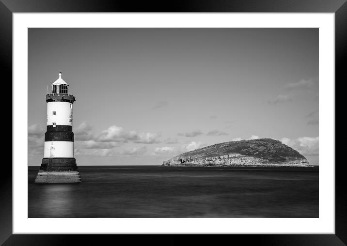 Penmon Lighthouse Framed Mounted Print by Mal Spain