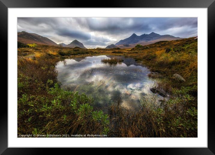Isle of Skye in Scotland  Framed Mounted Print by Steven Dijkshoorn