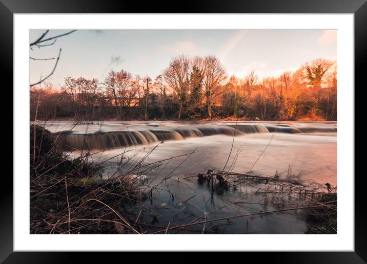 Down by the River Framed Mounted Print by Darren Lowe