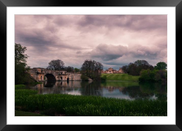 Blenheim Palace and gardens Framed Mounted Print by Darren Lowe