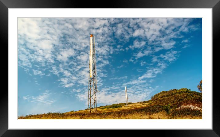 Towers of Isolation Framed Mounted Print by  