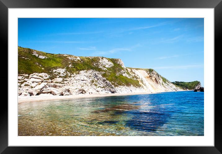 The Vibrant Coast Framed Mounted Print by  