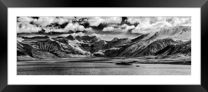  Iceland's Mountain Framed Mounted Print by Mal Durbin