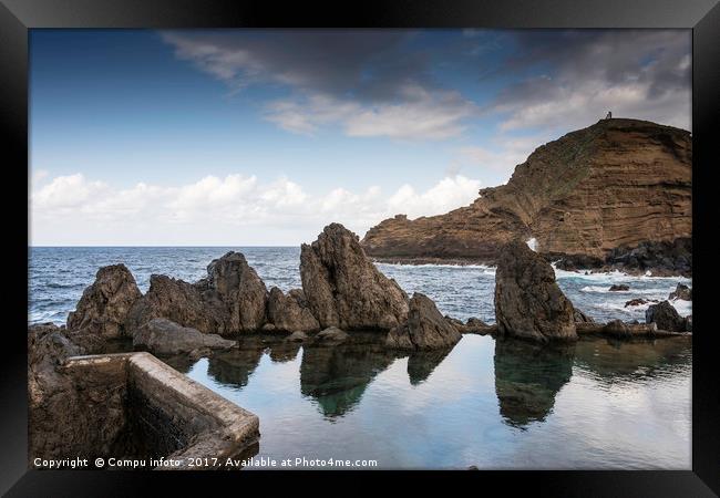 Natural pools in Porto Moniz, Madeira Framed Print by Chris Willemsen