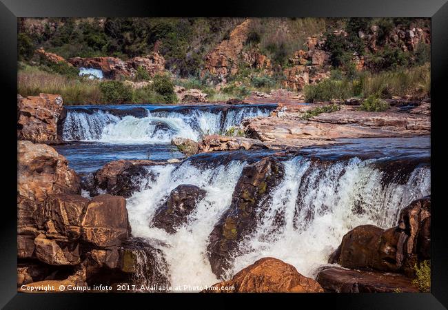 Bourkes Luck Potholes   Framed Print by Chris Willemsen