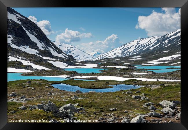 gamle strynefjellsvegen in norway Framed Print by Chris Willemsen