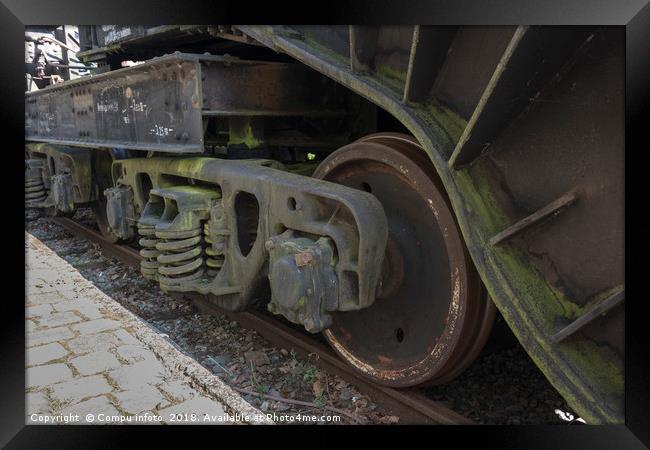 old wheels train  Framed Print by Chris Willemsen